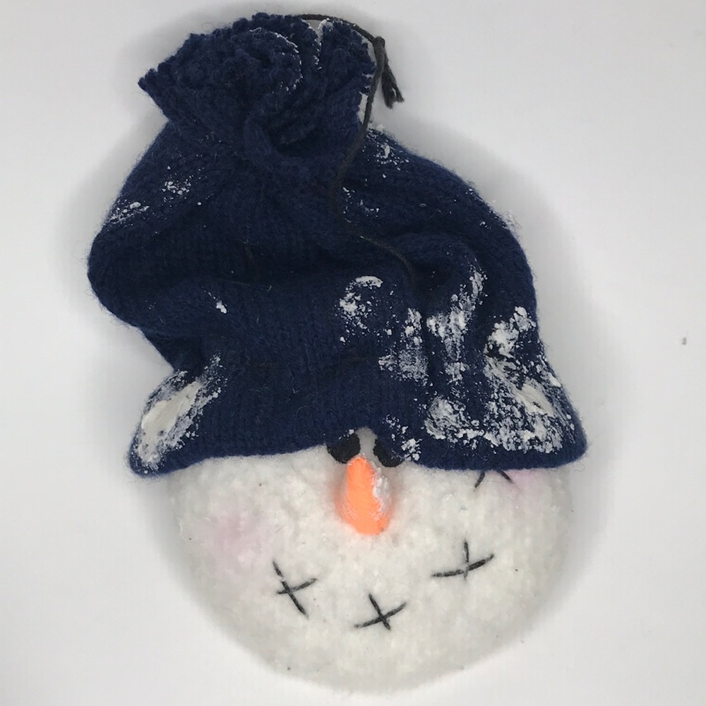 Snowman Head Winter Decoration